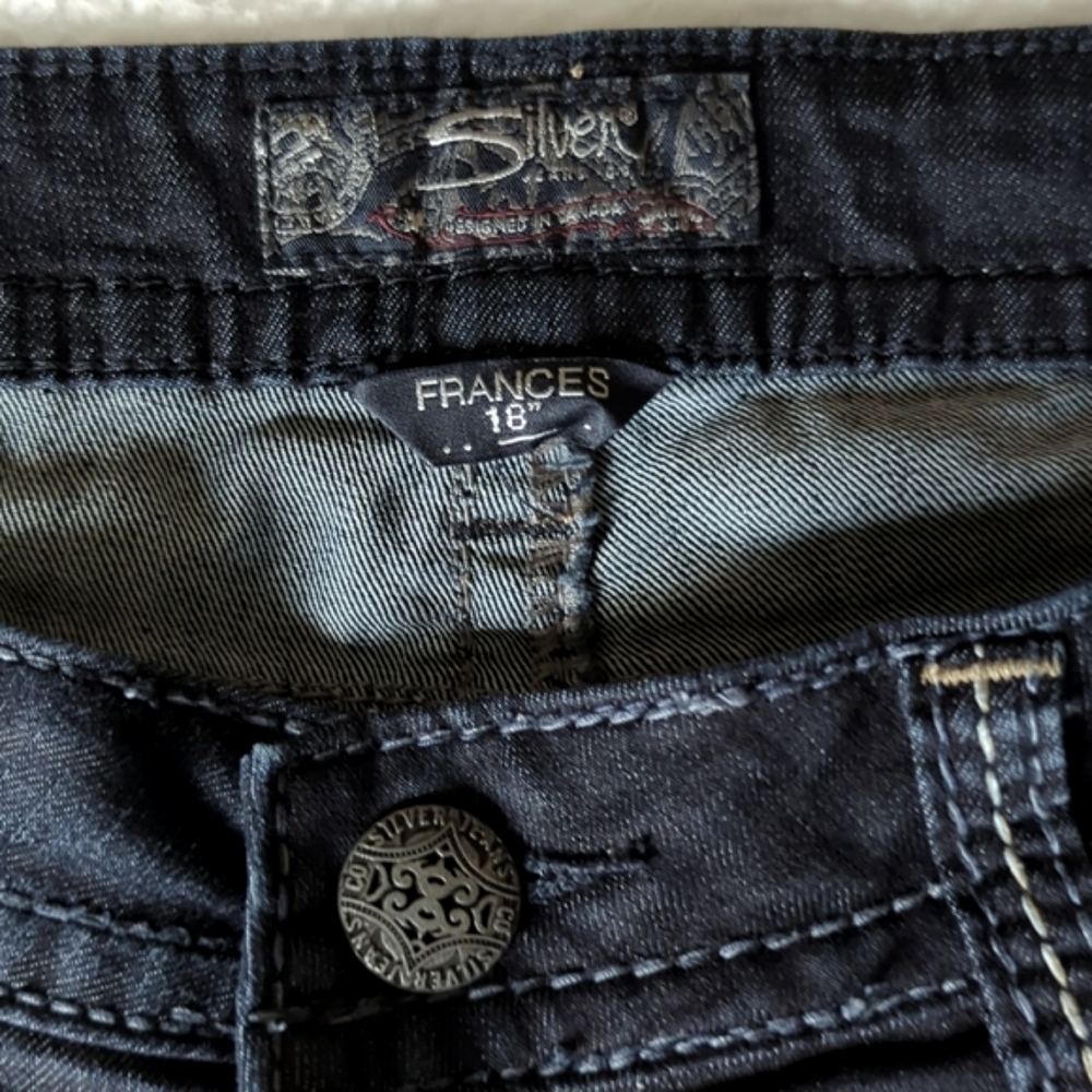 Silver Jeans Frances 18" Boot Cut Size 29 Length 31 - Picture 5 of 8